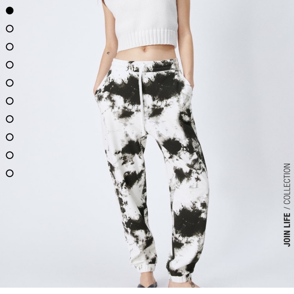 ZARA jogger PANTS high-waisted bloggers favorite